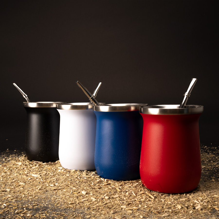 Vaso Térmico MATE 300ml Y Bombilla
